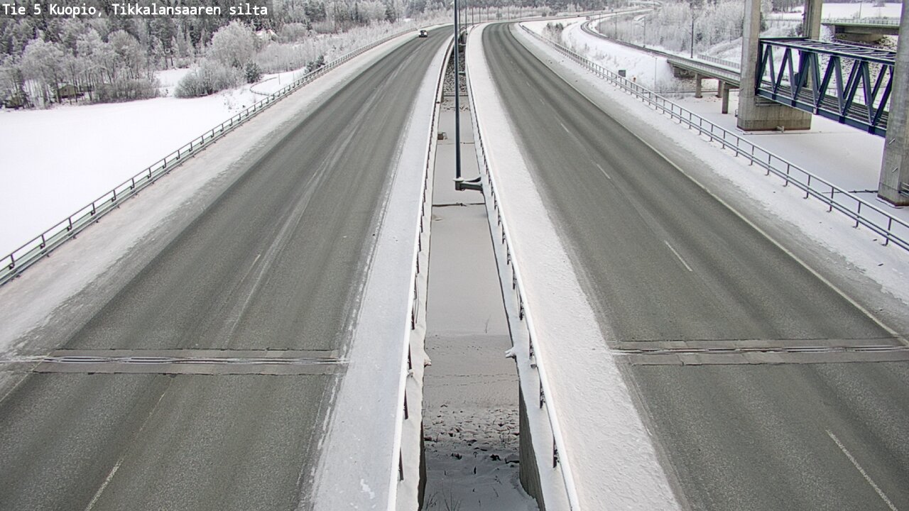Weather Camera Image Väg 5 Kuopio, Tikkalansaari, Kuopio, Pohjois-Savo
