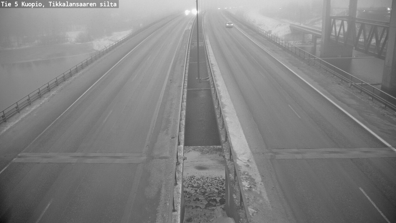 Weather Camera Image Road 5 Kuopio, Tikkalansaari, Kuopio, Pohjois-Savo
