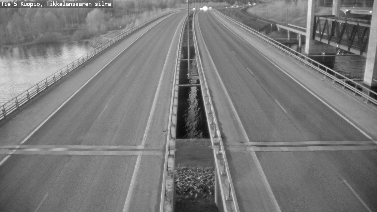 Weather Camera Image Väg 5 Kuopio, Tikkalansaari, Kuopio, Pohjois-Savo