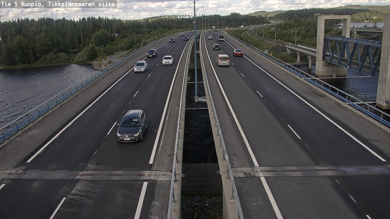 Kelikamerat Kuva Tie 5 Kuopio, Tikkalansaari, Kuopio, Pohjois-Savo