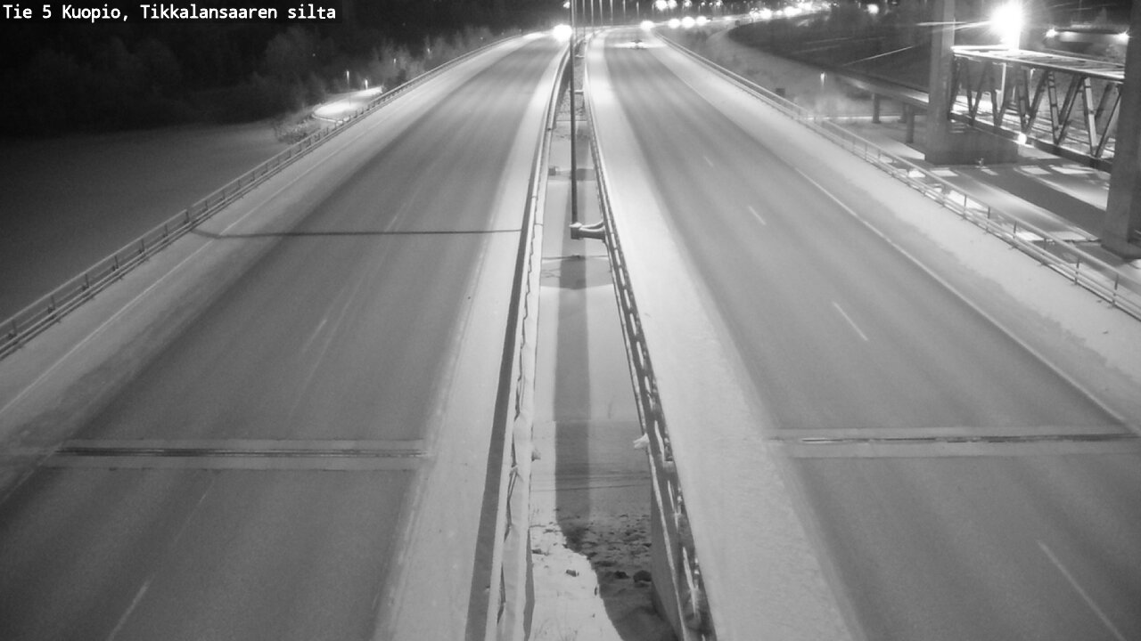 Weather Camera Image Väg 5 Kuopio, Tikkalansaari, Kuopio, Pohjois-Savo