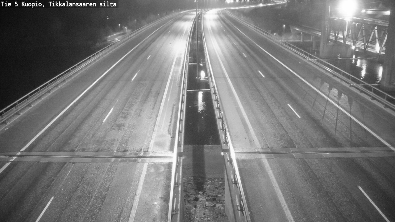 Weather Camera Image Road 5 Kuopio, Tikkalansaari, Kuopio, Pohjois-Savo