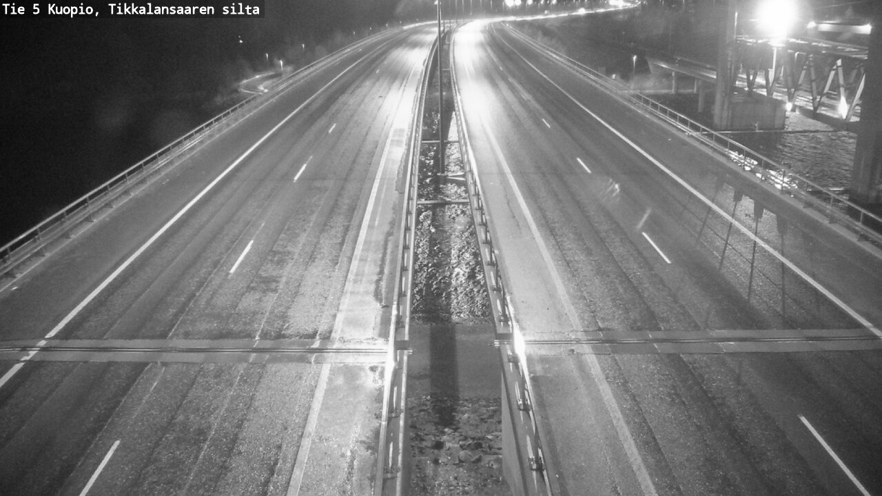 Weather Camera Image Road 5 Kuopio, Tikkalansaari, Kuopio, Pohjois-Savo