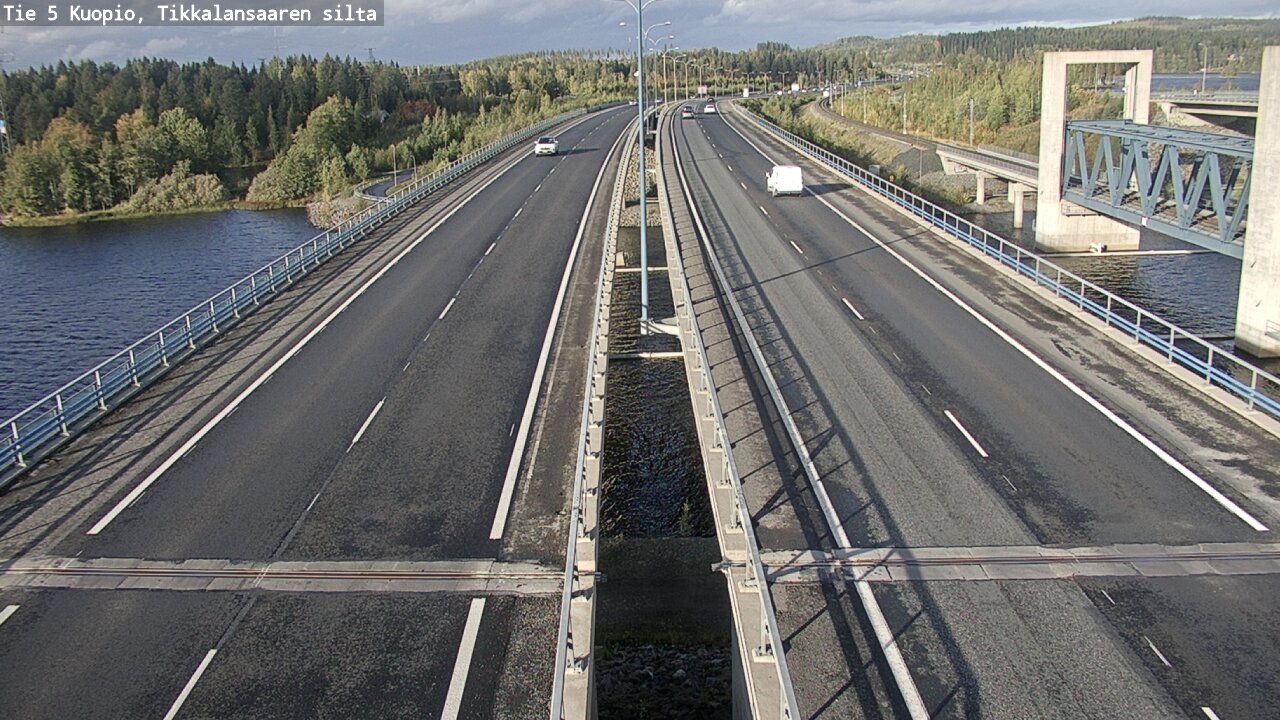 Weather Camera Image Väg 5 Kuopio, Tikkalansaari, Kuopio, Pohjois-Savo