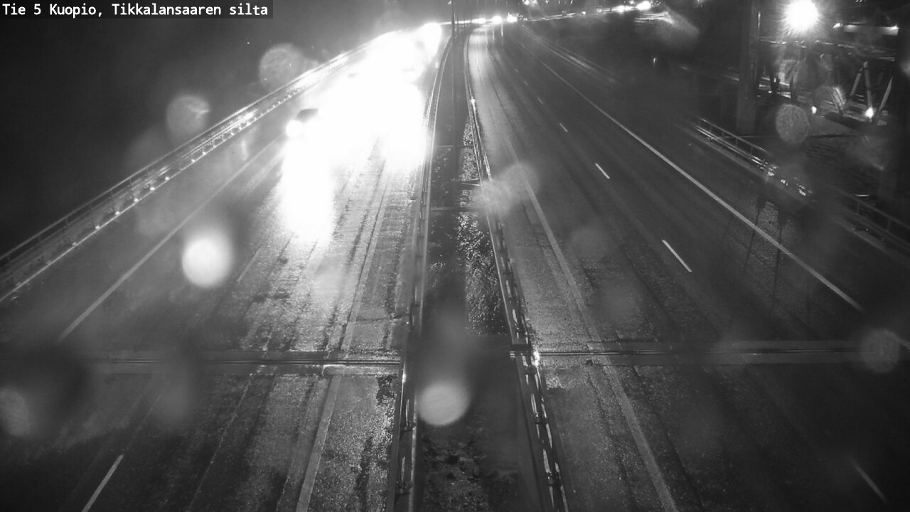 Weather Camera Image Väg 5 Kuopio, Tikkalansaari, Kuopio, Pohjois-Savo