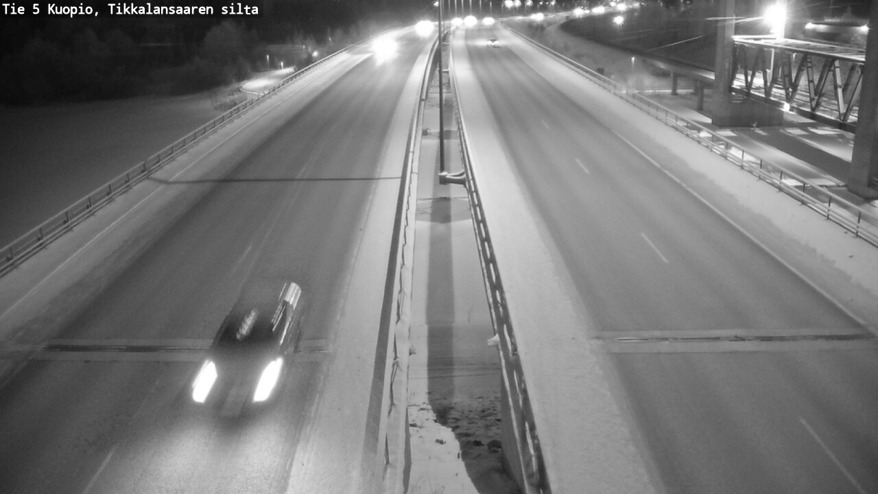 Weather Camera Image Väg 5 Kuopio, Tikkalansaari, Kuopio, Pohjois-Savo