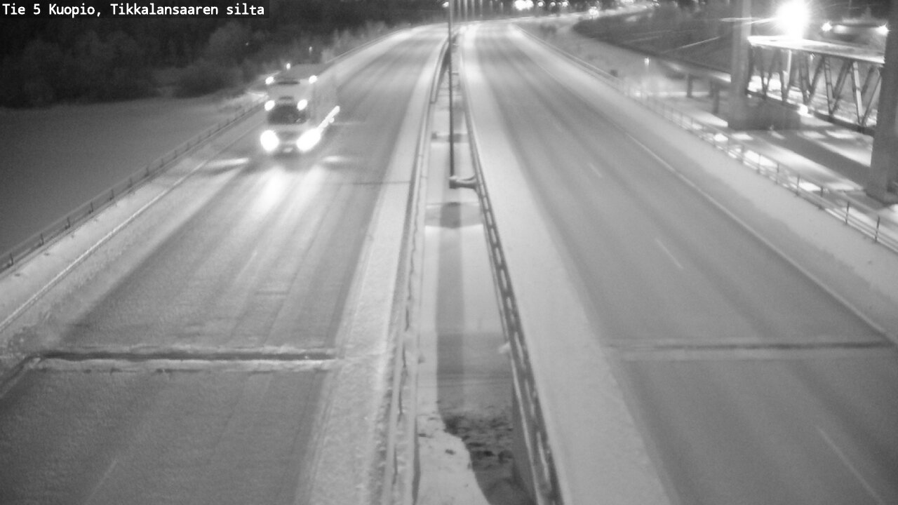 Weather Camera Image Väg 5 Kuopio, Tikkalansaari, Kuopio, Pohjois-Savo