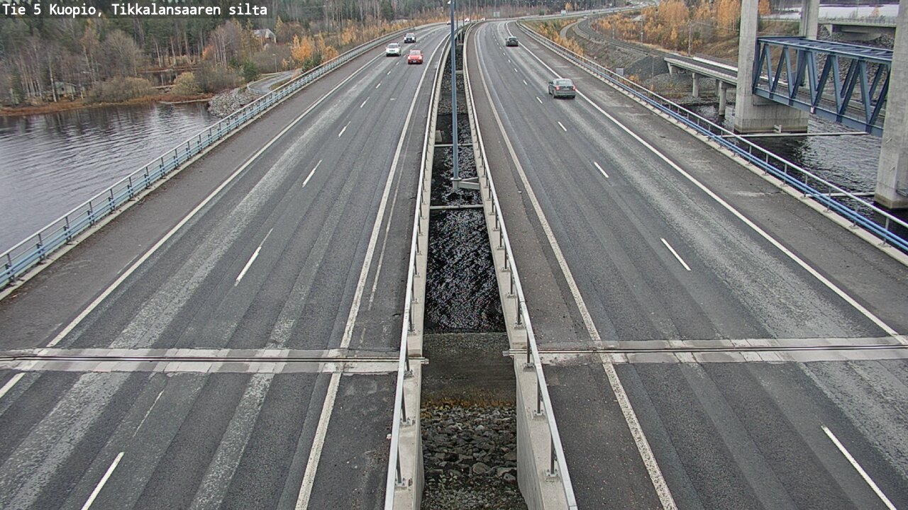 Weather Camera Image Väg 5 Kuopio, Tikkalansaari, Kuopio, Pohjois-Savo