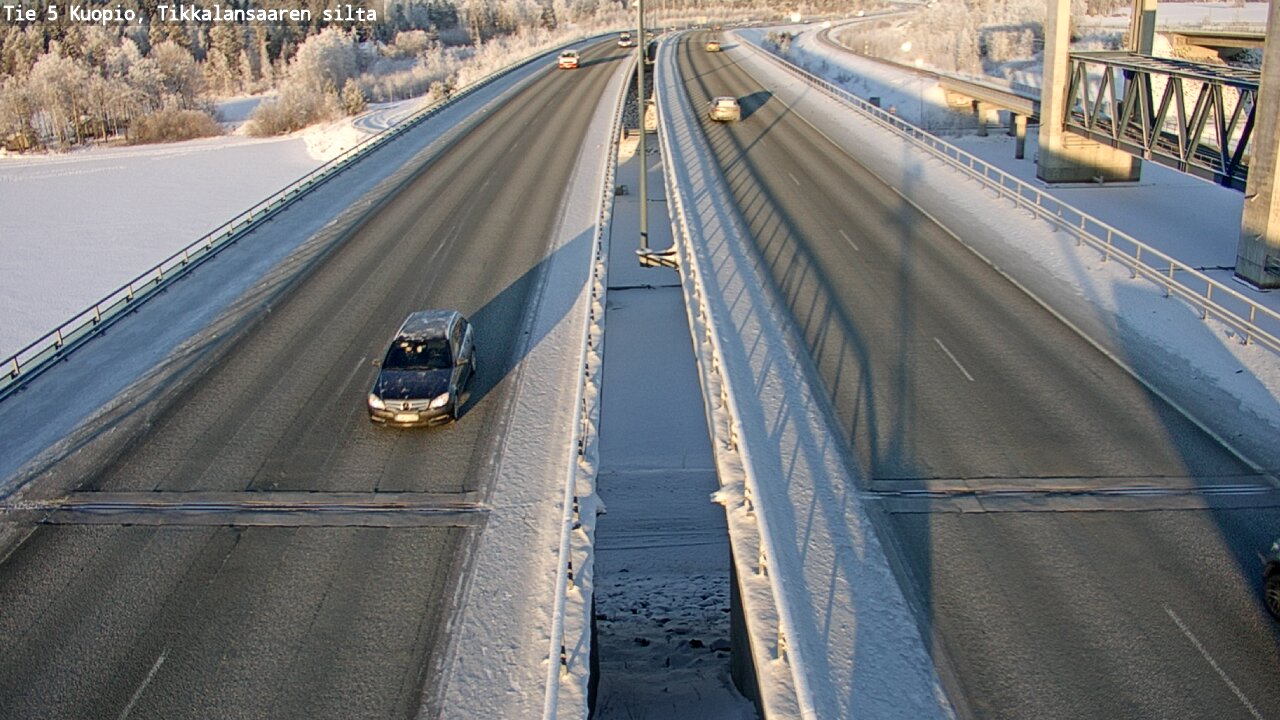 Weather Camera Image Väg 5 Kuopio, Tikkalansaari, Kuopio, Pohjois-Savo