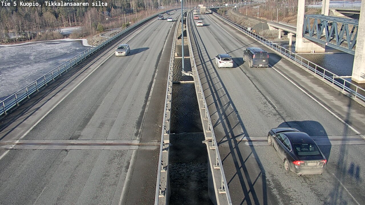 Kelikamerat Kuva Tie 5 Kuopio, Tikkalansaari, Kuopio, Pohjois-Savo