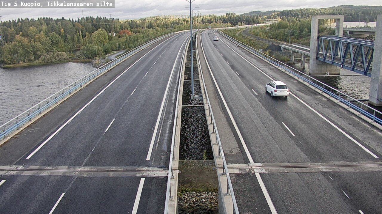 Kelikamerat Kuva Tie 5 Kuopio, Tikkalansaari, Kuopio, Pohjois-Savo