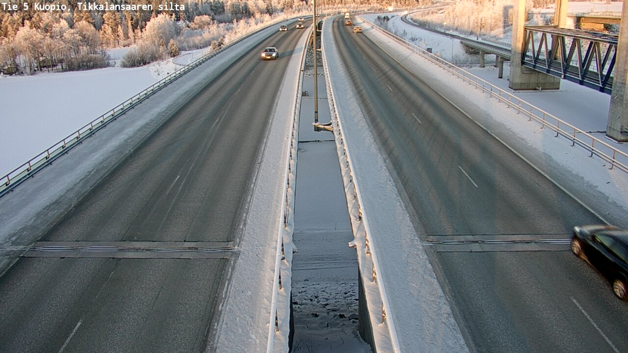 Weather Camera Image Väg 5 Kuopio, Tikkalansaari, Kuopio, Pohjois-Savo