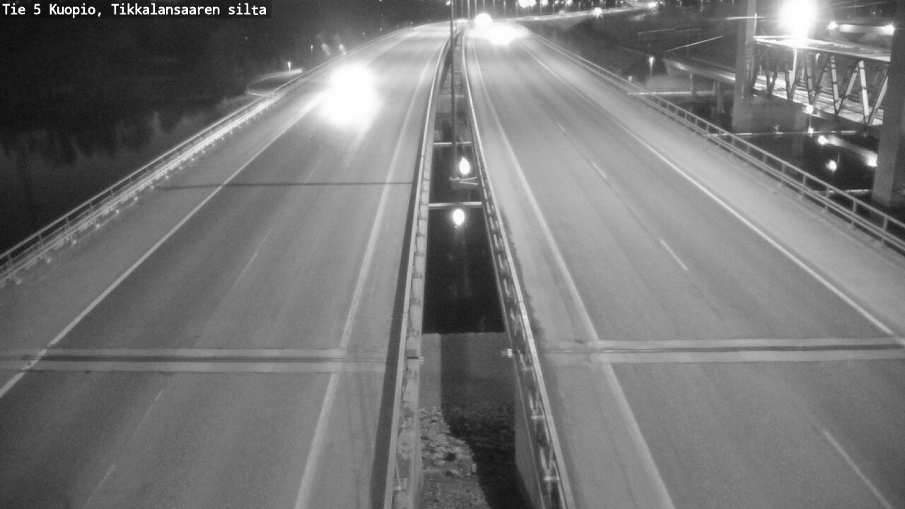 Weather Camera Image Väg 5 Kuopio, Tikkalansaari, Kuopio, Pohjois-Savo