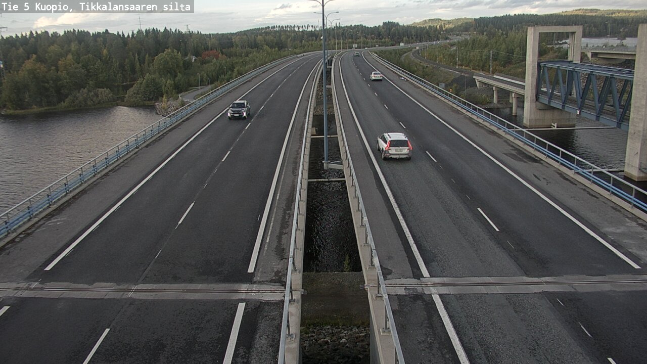Weather Camera Image Väg 5 Kuopio, Tikkalansaari, Kuopio, Pohjois-Savo