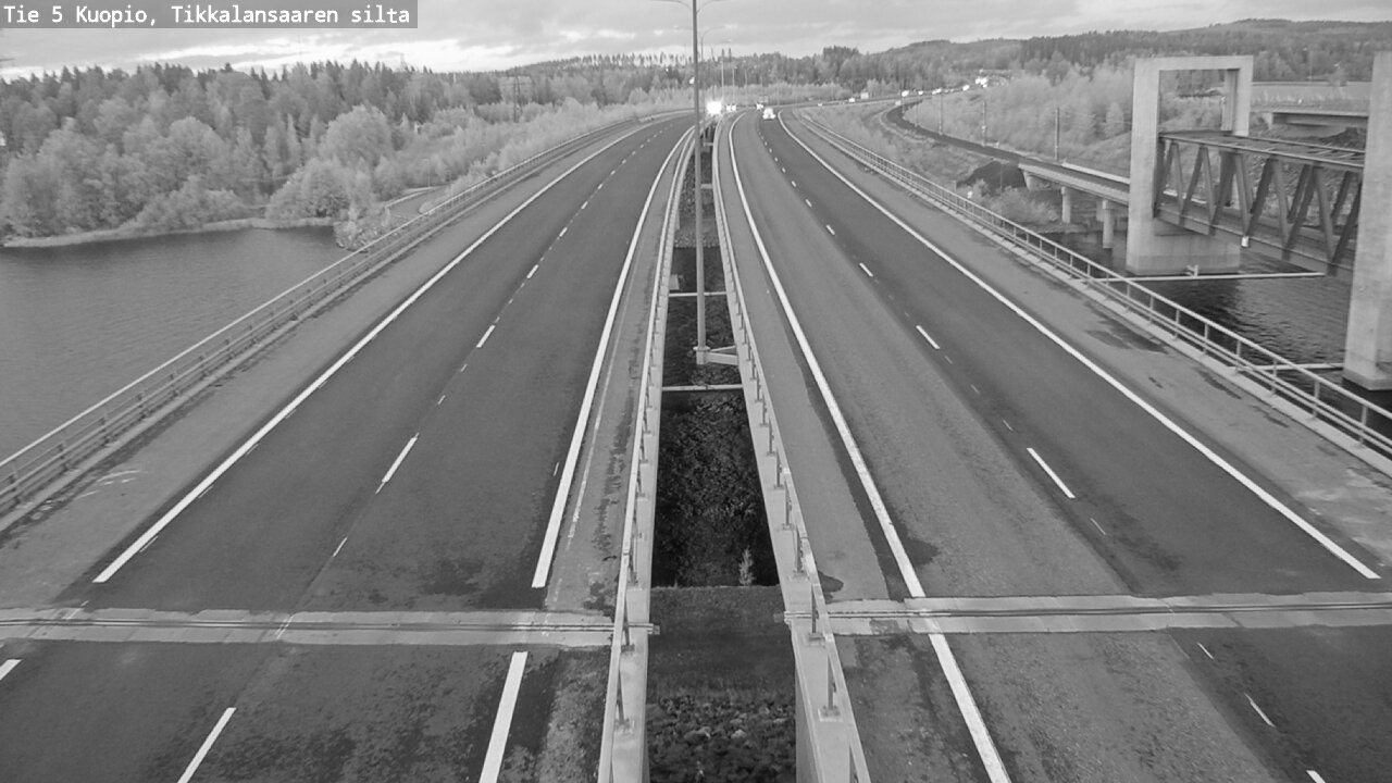 Weather Camera Image Väg 5 Kuopio, Tikkalansaari, Kuopio, Pohjois-Savo