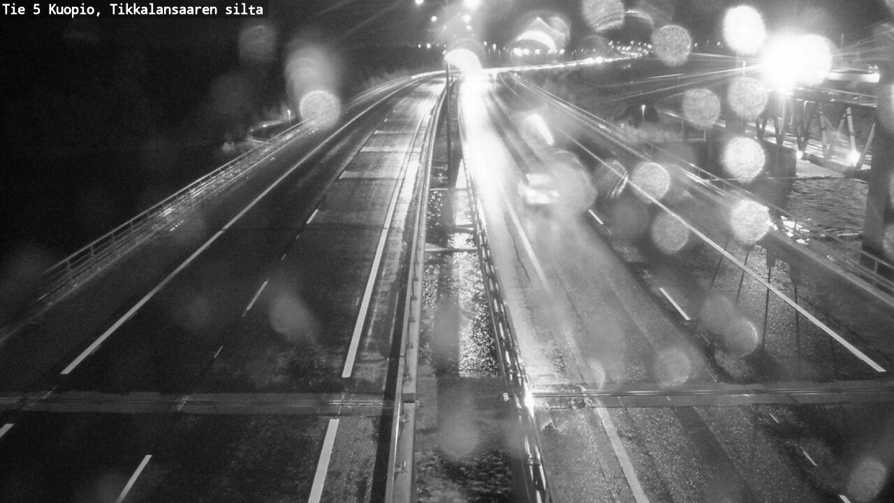 Weather Camera Image Väg 5 Kuopio, Tikkalansaari, Kuopio, Pohjois-Savo
