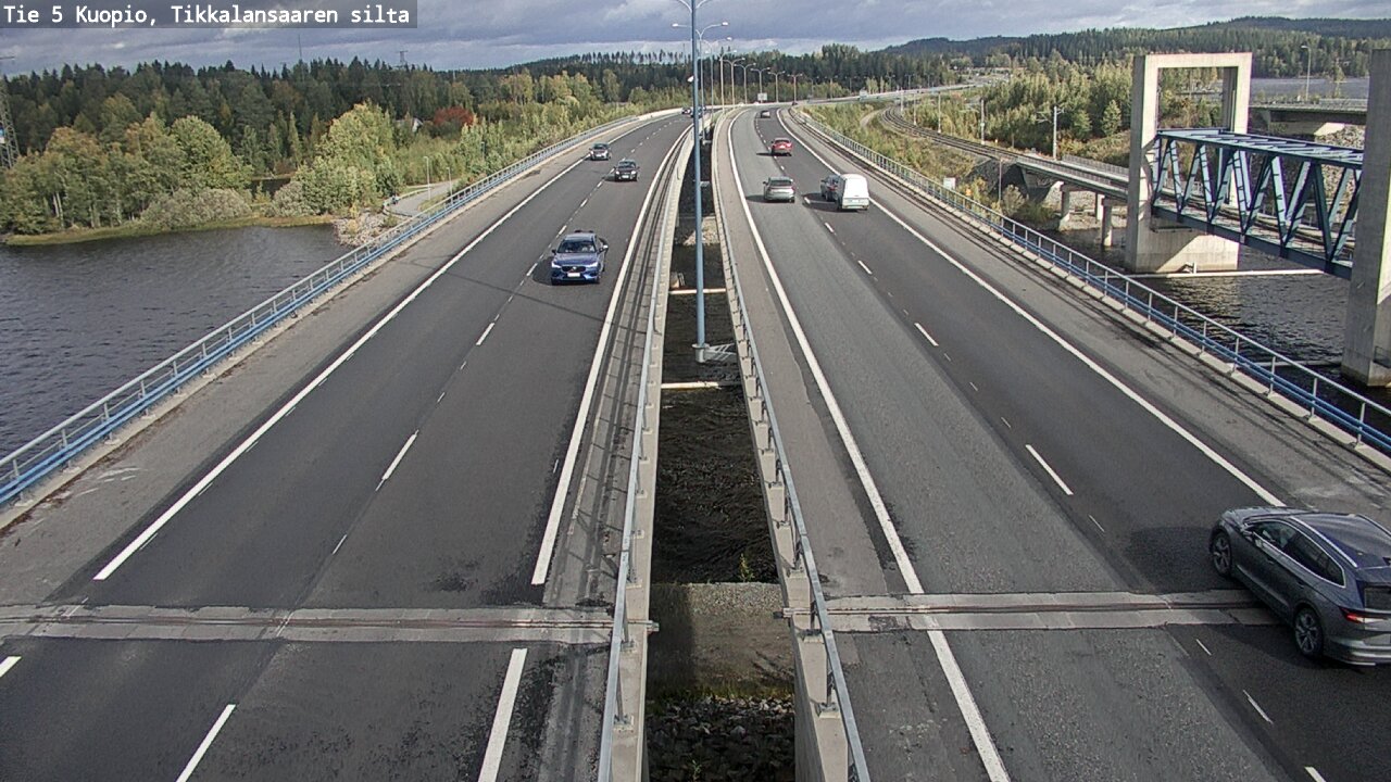 Kelikamerat Kuva Tie 5 Kuopio, Tikkalansaari, Kuopio, Pohjois-Savo