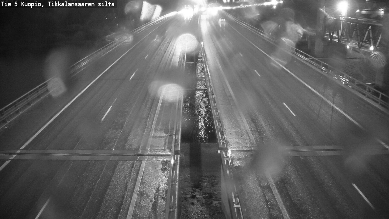 Weather Camera Image Väg 5 Kuopio, Tikkalansaari, Kuopio, Pohjois-Savo