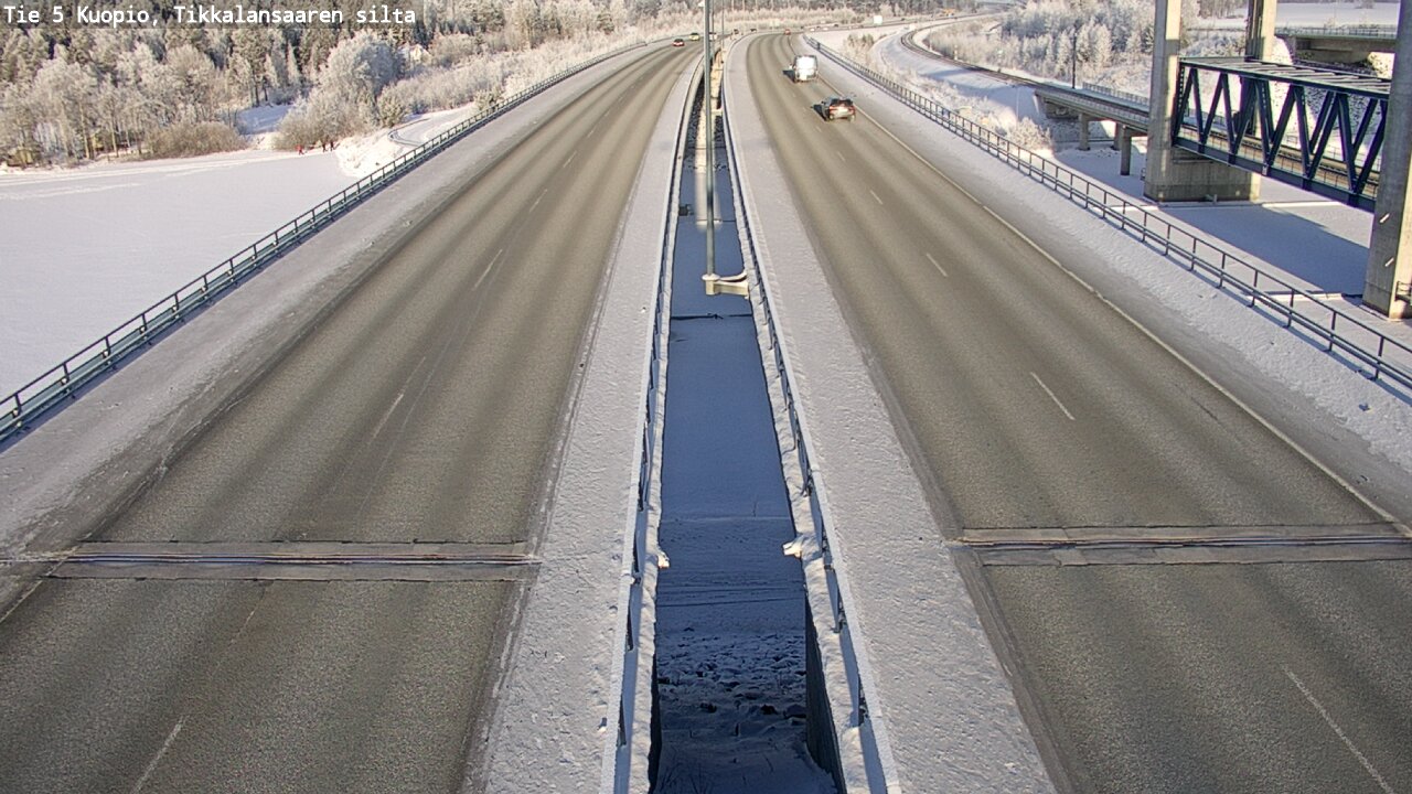 Weather Camera Image Väg 5 Kuopio, Tikkalansaari, Kuopio, Pohjois-Savo