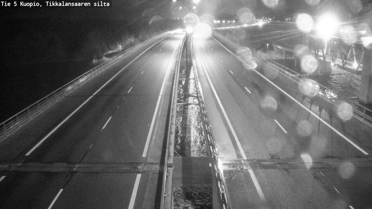 Weather Camera Image Väg 5 Kuopio, Tikkalansaari, Kuopio, Pohjois-Savo