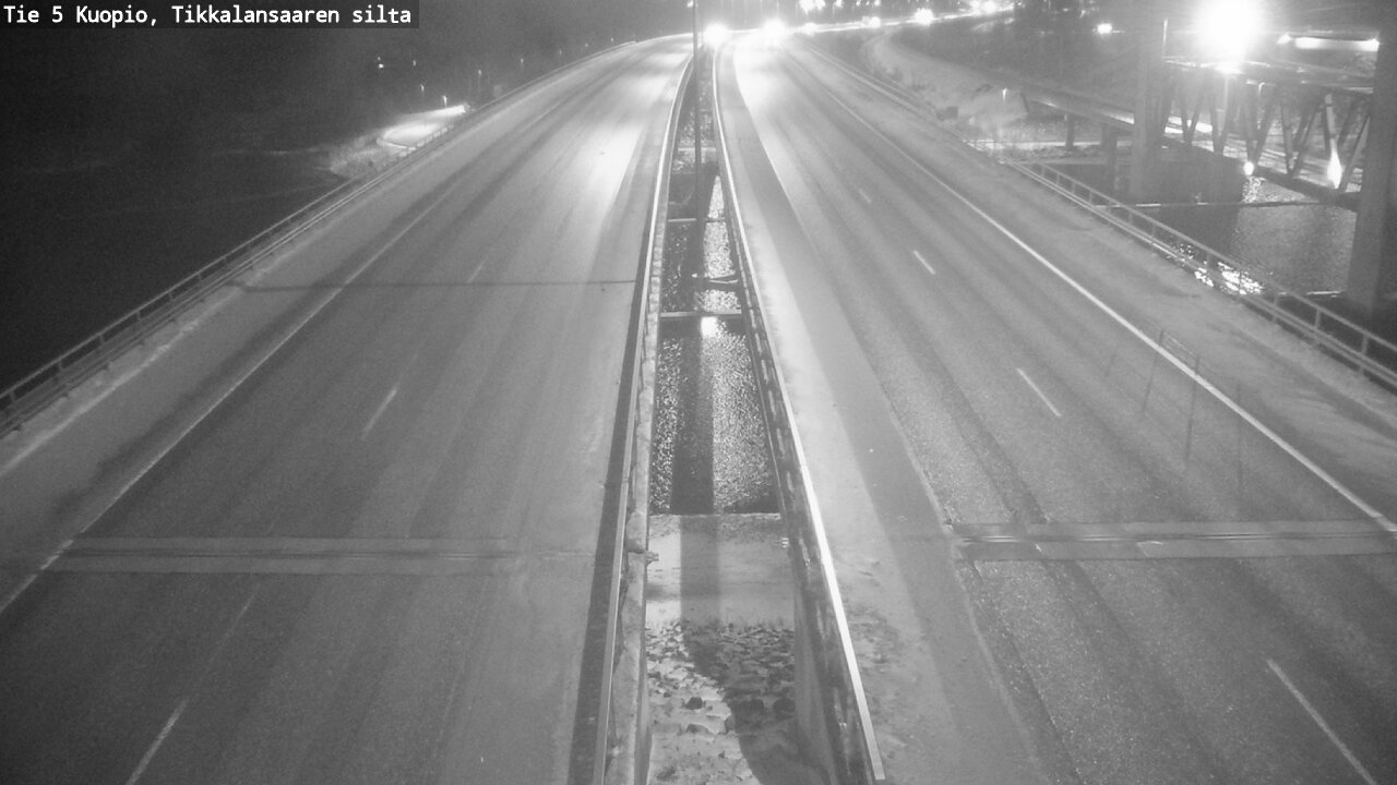 Weather Camera Image Road 5 Kuopio, Tikkalansaari, Kuopio, Pohjois-Savo