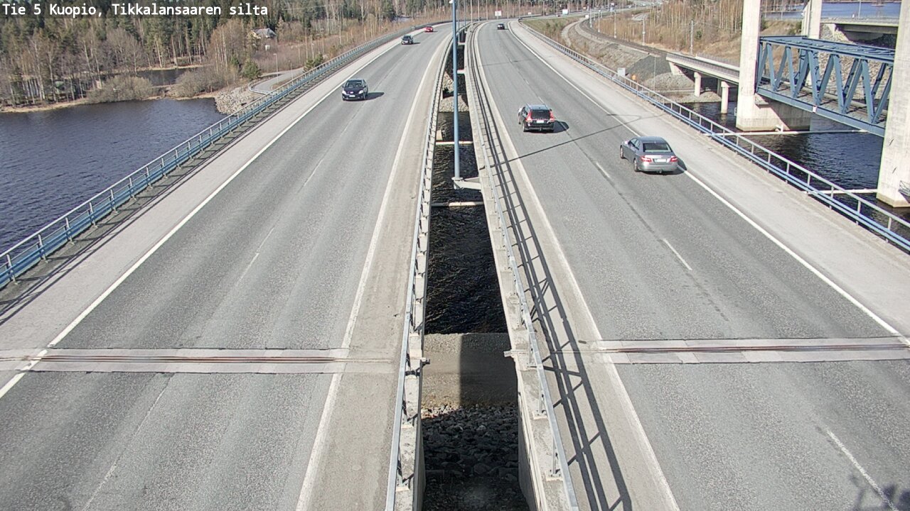 Weather Camera Image Väg 5 Kuopio, Tikkalansaari, Kuopio, Pohjois-Savo