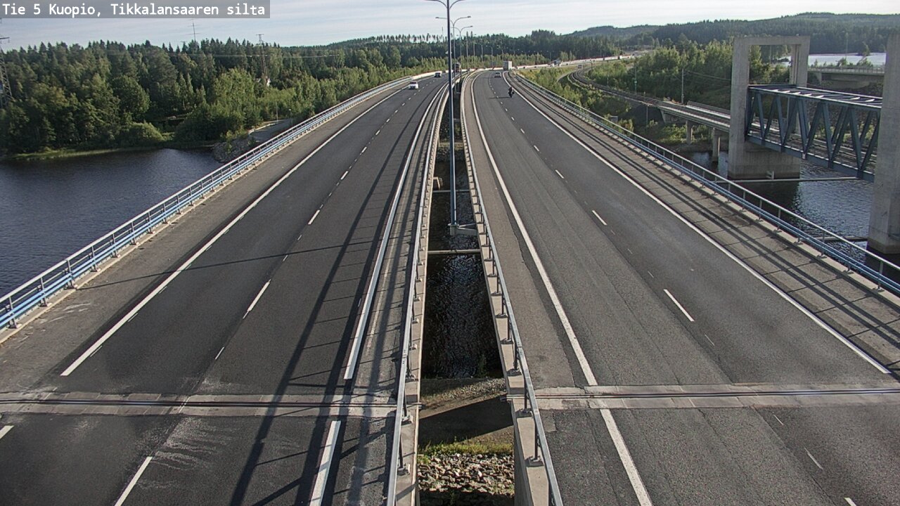 Kelikamerat Kuva Tie 5 Kuopio, Tikkalansaari, Kuopio, Pohjois-Savo