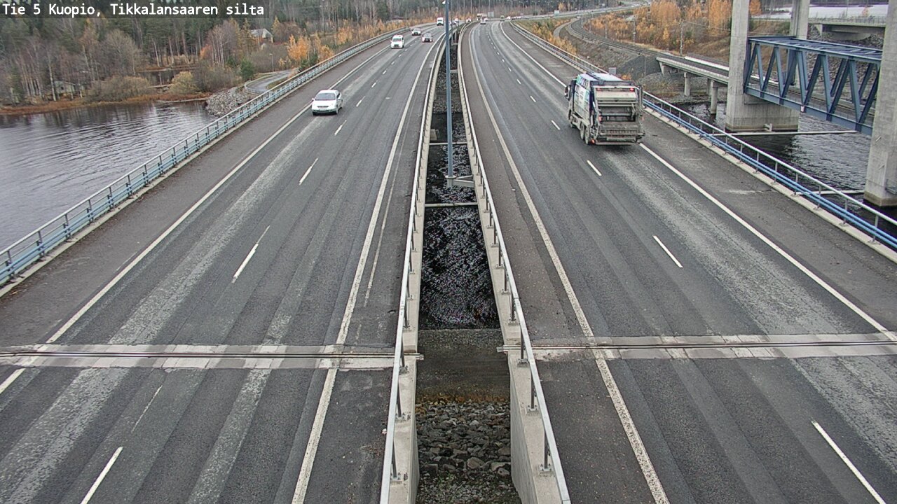 Weather Camera Image Väg 5 Kuopio, Tikkalansaari, Kuopio, Pohjois-Savo