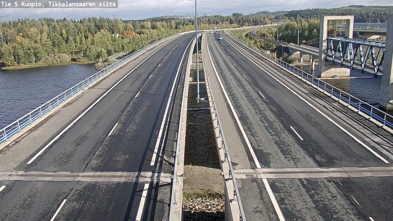 Kelikamerat Kuva Tie 5 Kuopio, Tikkalansaari, Kuopio, Pohjois-Savo