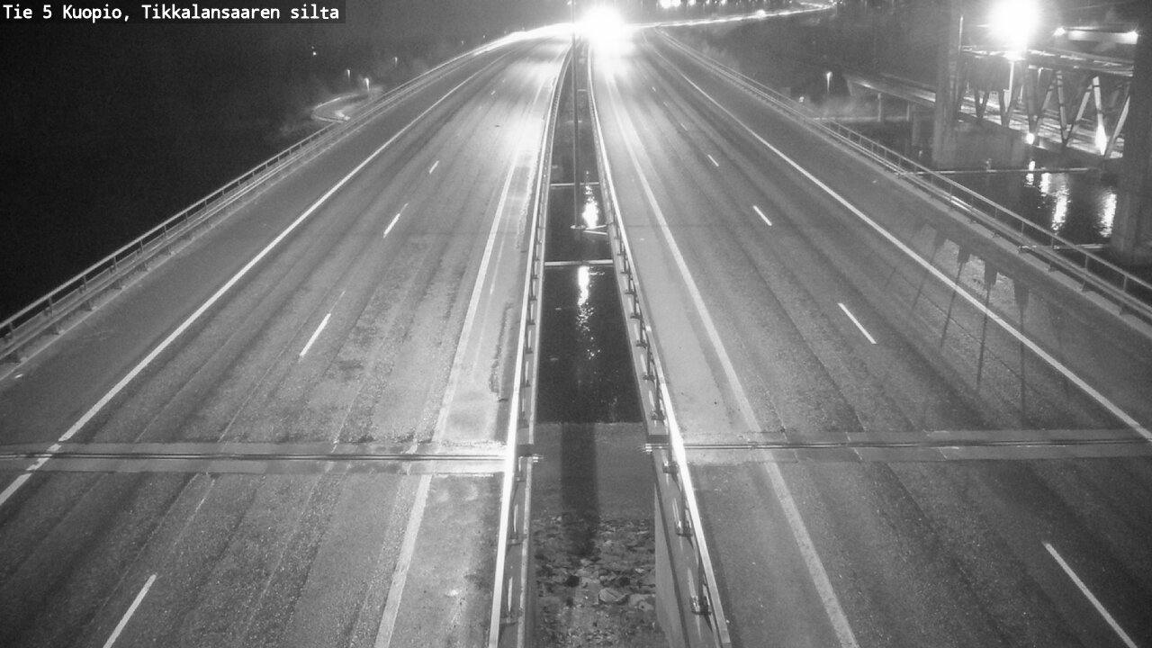 Weather Camera Image Road 5 Kuopio, Tikkalansaari, Kuopio, Pohjois-Savo