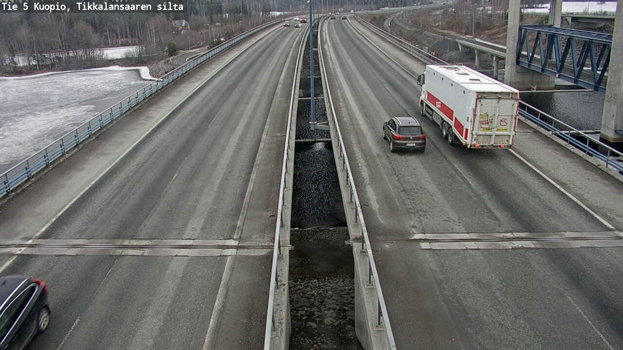 Kelikamerat Kuva Tie 5 Kuopio, Tikkalansaari, Kuopio, Pohjois-Savo