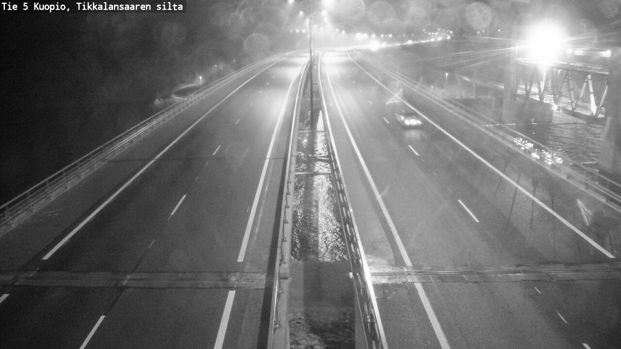 Weather Camera Image Väg 5 Kuopio, Tikkalansaari, Kuopio, Pohjois-Savo