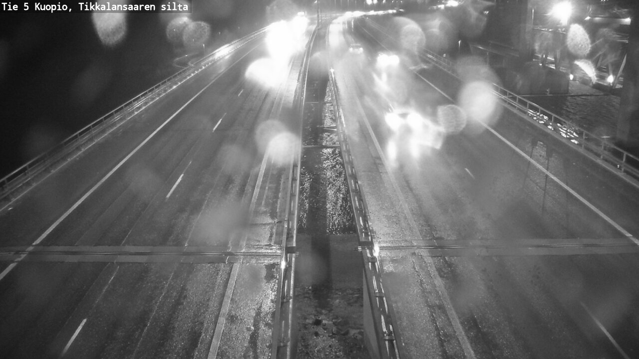 Weather Camera Image Väg 5 Kuopio, Tikkalansaari, Kuopio, Pohjois-Savo