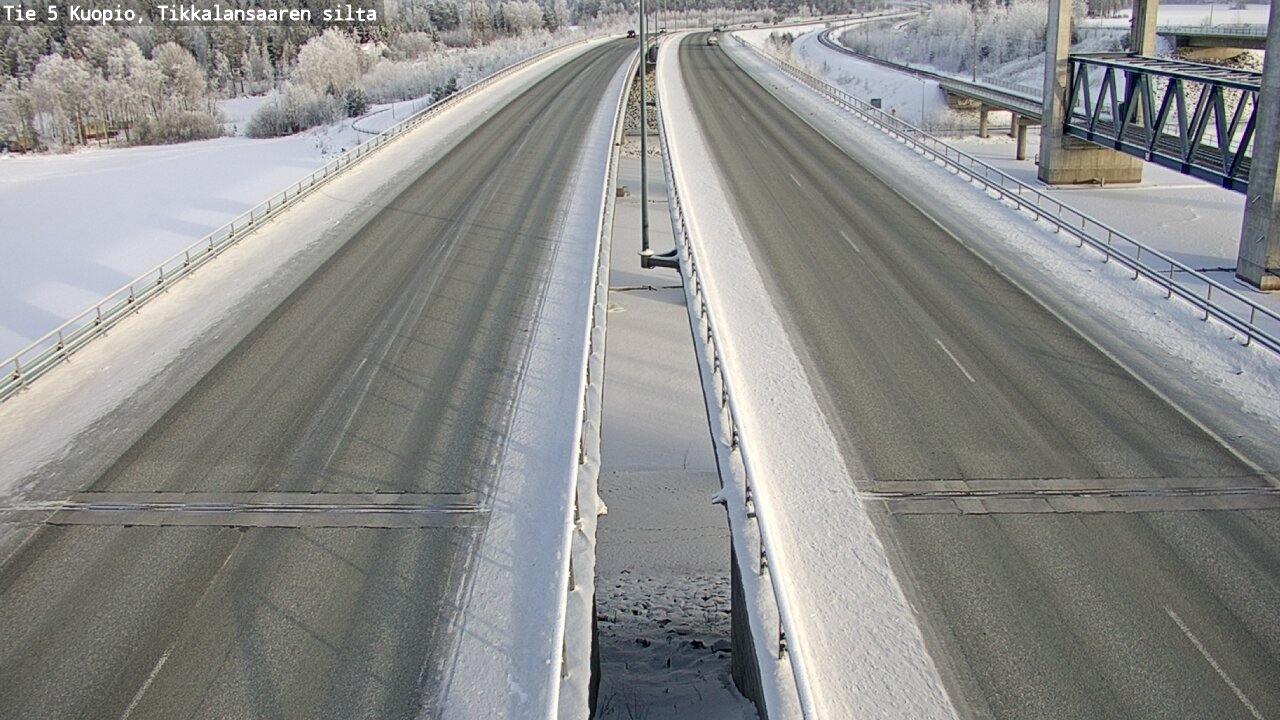 Weather Camera Image Väg 5 Kuopio, Tikkalansaari, Kuopio, Pohjois-Savo