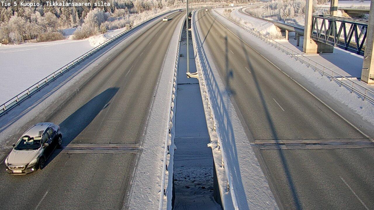 Weather Camera Image Väg 5 Kuopio, Tikkalansaari, Kuopio, Pohjois-Savo