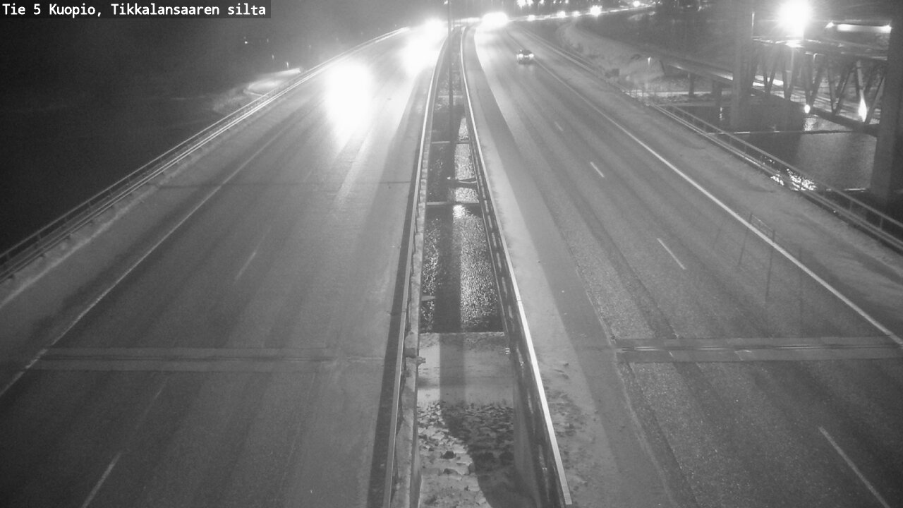 Weather Camera Image Road 5 Kuopio, Tikkalansaari, Kuopio, Pohjois-Savo