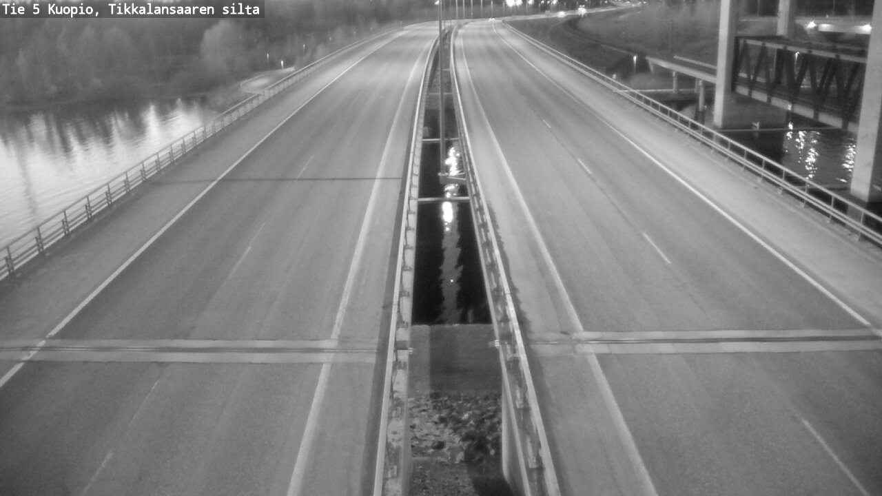 Weather Camera Image Väg 5 Kuopio, Tikkalansaari, Kuopio, Pohjois-Savo