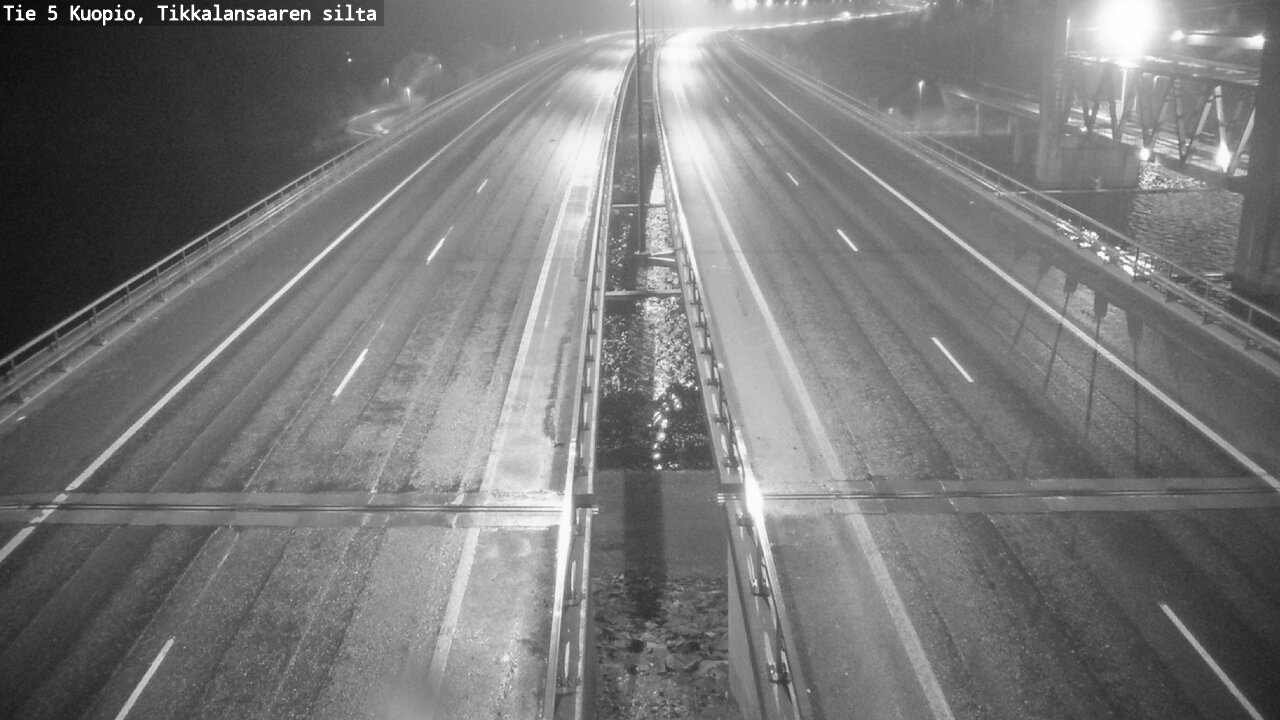 Weather Camera Image Road 5 Kuopio, Tikkalansaari, Kuopio, Pohjois-Savo
