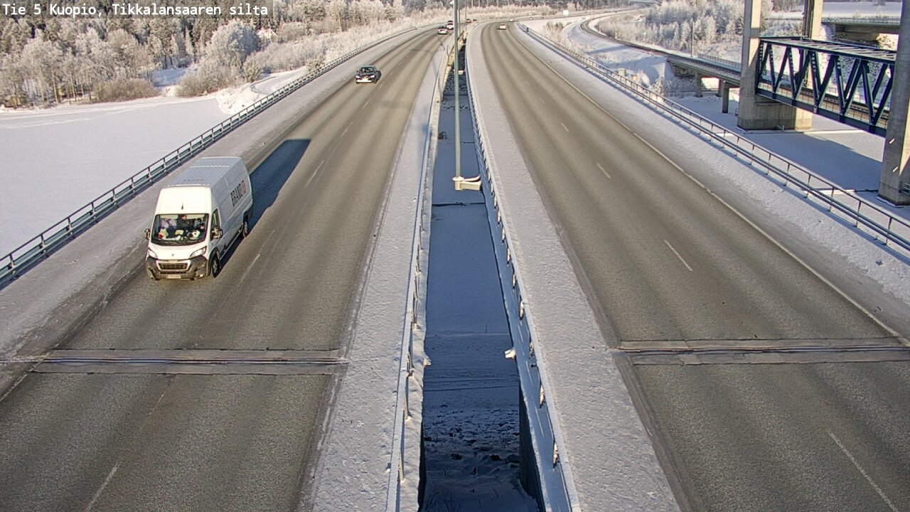 Weather Camera Image Väg 5 Kuopio, Tikkalansaari, Kuopio, Pohjois-Savo