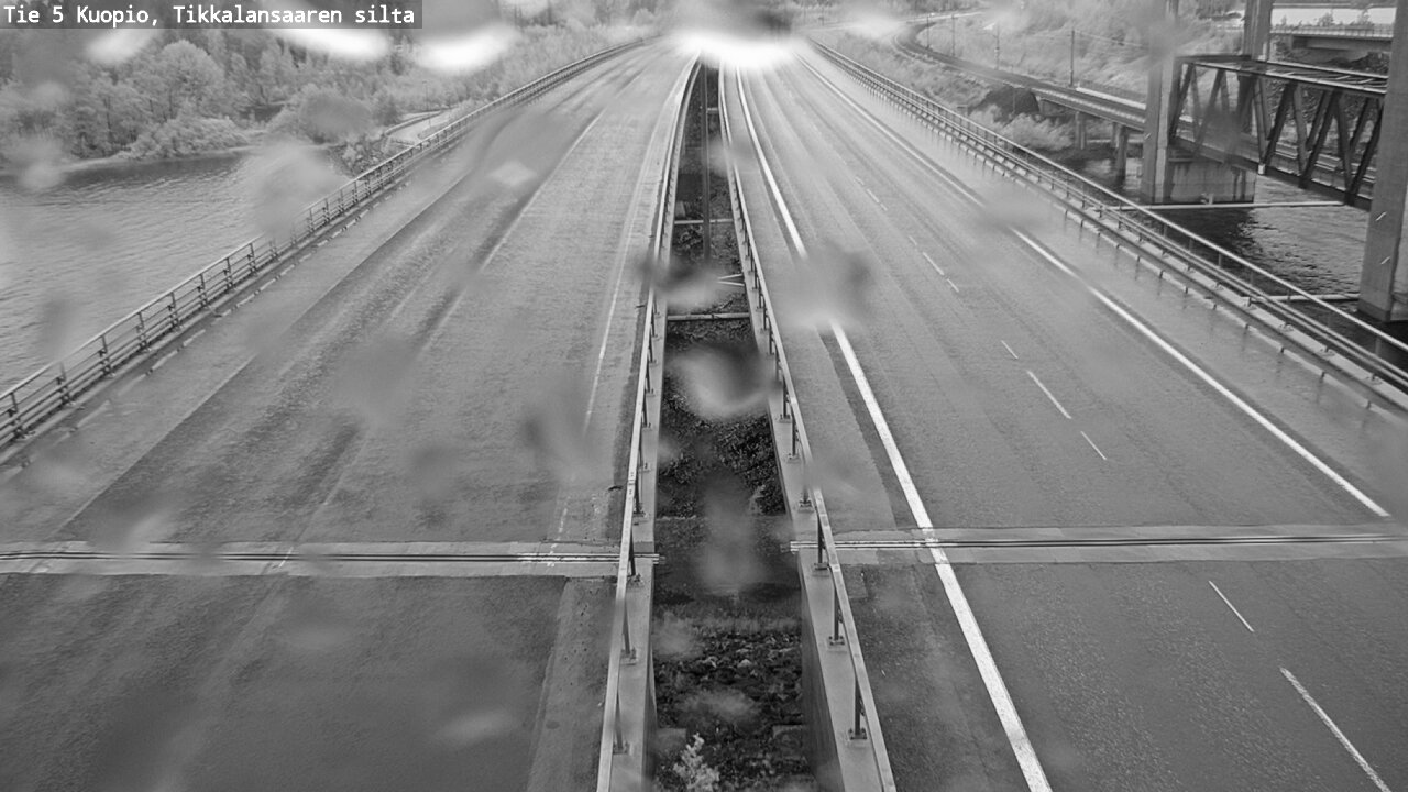 Weather Camera Image Road 5 Kuopio, Tikkalansaari, Kuopio, Pohjois-Savo