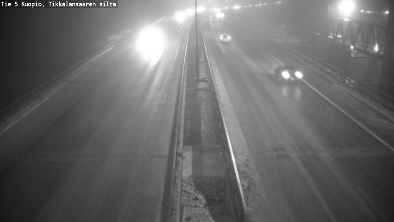 Weather Camera Image Road 5 Kuopio, Tikkalansaari, Kuopio, Pohjois-Savo
