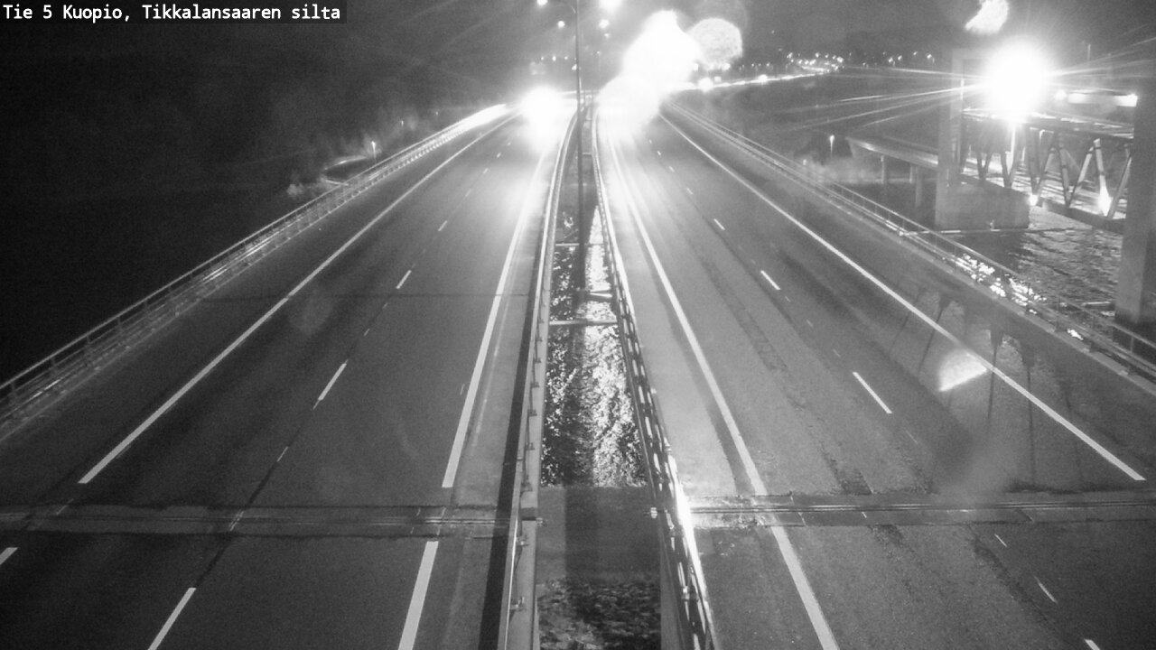 Weather Camera Image Väg 5 Kuopio, Tikkalansaari, Kuopio, Pohjois-Savo