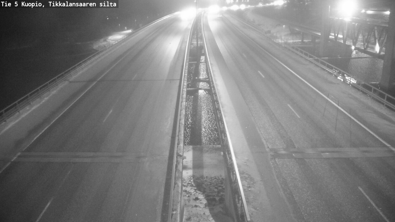 Weather Camera Image Road 5 Kuopio, Tikkalansaari, Kuopio, Pohjois-Savo
