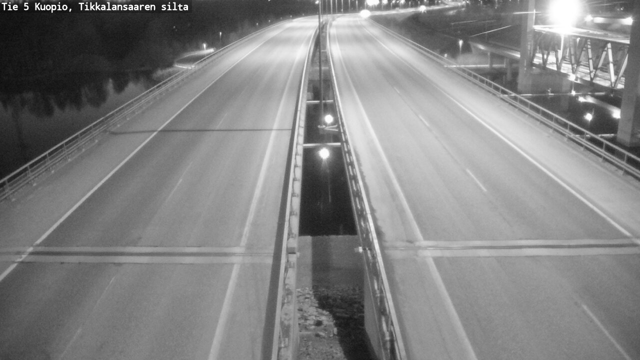 Weather Camera Image Väg 5 Kuopio, Tikkalansaari, Kuopio, Pohjois-Savo