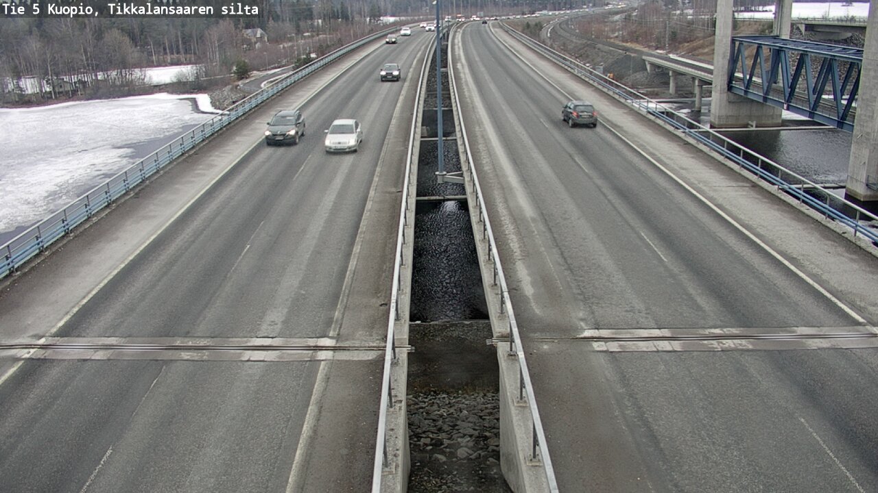 Kelikamerat Kuva Tie 5 Kuopio, Tikkalansaari, Kuopio, Pohjois-Savo