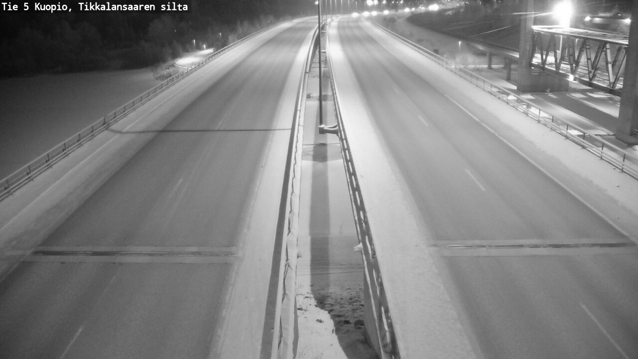 Weather Camera Image Väg 5 Kuopio, Tikkalansaari, Kuopio, Pohjois-Savo