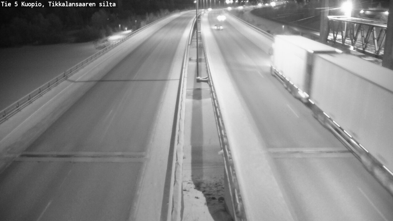 Weather Camera Image Väg 5 Kuopio, Tikkalansaari, Kuopio, Pohjois-Savo