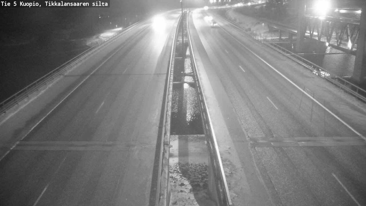 Weather Camera Image Road 5 Kuopio, Tikkalansaari, Kuopio, Pohjois-Savo