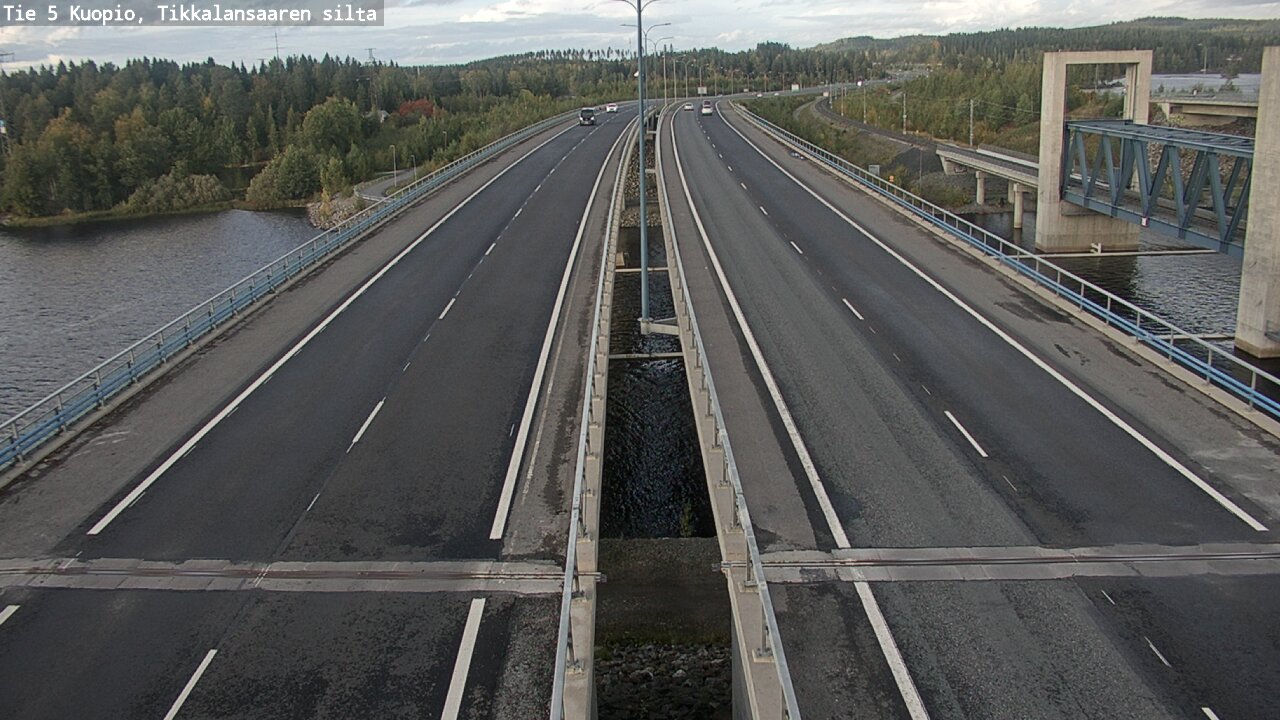 Weather Camera Image Väg 5 Kuopio, Tikkalansaari, Kuopio, Pohjois-Savo