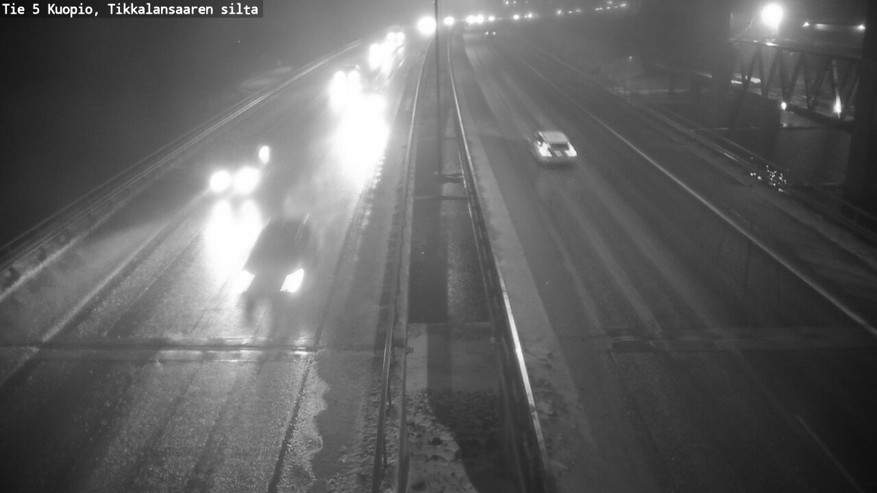 Weather Camera Image Road 5 Kuopio, Tikkalansaari, Kuopio, Pohjois-Savo